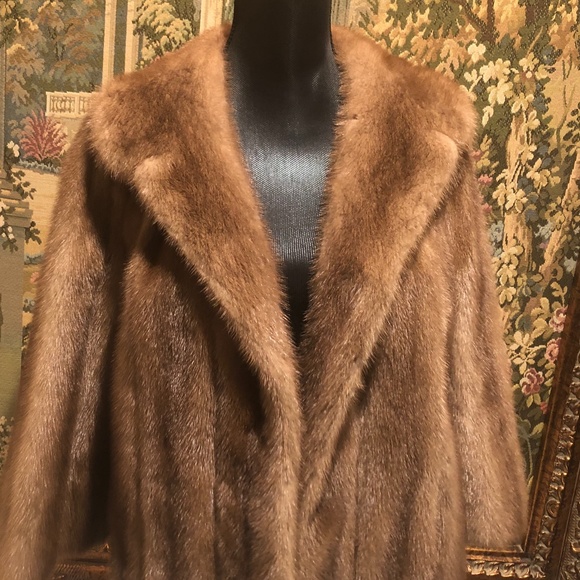 Mink Fur Coat Leakas Furs Beautiful Perfect - Picture 1 of 10